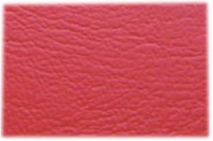 Kunstleder rot schwer entflammbar/MED PVC beschichtetes PES/Viskose-Jersey 610g/qm 1,1mm 25m/Rolle 140cm breit