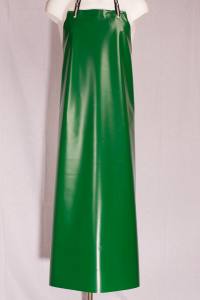 PVC-Schürze grün  0,3mm ohne Gewebe Wäsche bis 60°C möglich  90/120