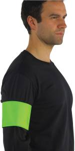 Arm Bands / Armbinde warngelb ISO EN20471:2013 100% Polyester Klettverschluss