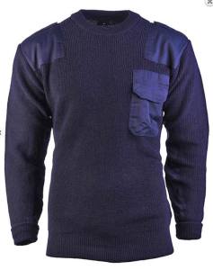 Navy-Pullover dunkelblau 80% Wolle 20% Polyacryl 48