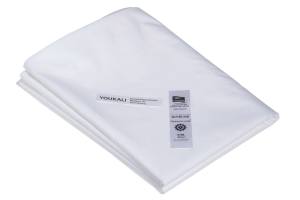 Bettbezug weiß HV schwer entflammbar YOUKALI® FR 516301 MED-zertifiziert (Steuerrad) 160/210cm