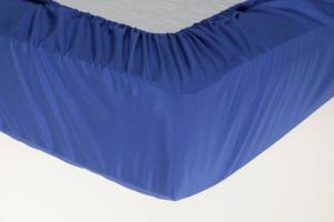 Spannbettlaken royalblau schwer entflammbar YOUKALI® FR 516303 MED-zertifiziert (Steuerrad) 100/200/18cm