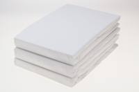 Spannbettlaken Jersey YOUKALI® Baumwolle weiß 100% BW 125g/qm 120-130/200cm