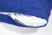 Bettbezug royalblau schwer entflammbar mit Reißverschluss 100% PES TREVIRA CS® 120g/qm 140/200cm