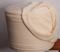 Stockinette rohweiß Schlauchware 100% BW 35cm breit 22 lfm/kg 10kg/Rolle