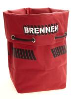 Bourne Bag dunkelrot mit Aufdruck BRENNEN - die Tasche von Jason Bourne