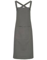 Cross Back Barista Bib Apron B72 x L86cm Fb: dkl-grau by Premier Workwear