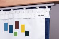 xBlack-out Vorhang / Brückenvorhang YOUKALI® FR 17445 mit MED-Zertifikat (Steuerrad) dunkelblau