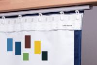 xBlack-out Vorhang / Brückenvorhang YOUKALI® FR 17456 mit MED-Zertifikat (Steuerrad) lindgrün
