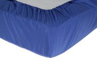 Spannbettlaken royalblau schwer entflammbar YOUKALI® FR 516303 MED-zertifiziert (Steuerrad) 100/200/20cm