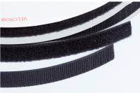 VELCRO® Klettband Flauschteil schwarz 25m/Rolle 20mm