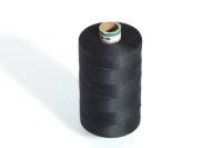 Nähgarn SABA 80 Tex 40 100% Polyester 1000m/Rolle schwarz 4000