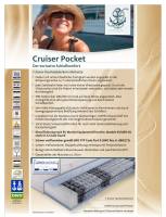 CRUISER Pocket 7-Zonen Taschenfederkernmatratze Höhe 20cm schwer entflammbar MED-zert. (Steuerrad)