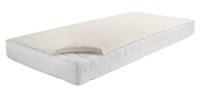 Molton-Zwirn-Calmuc-Matratzenauflage rohweiß 100% BW 450g/qm 110/200cm